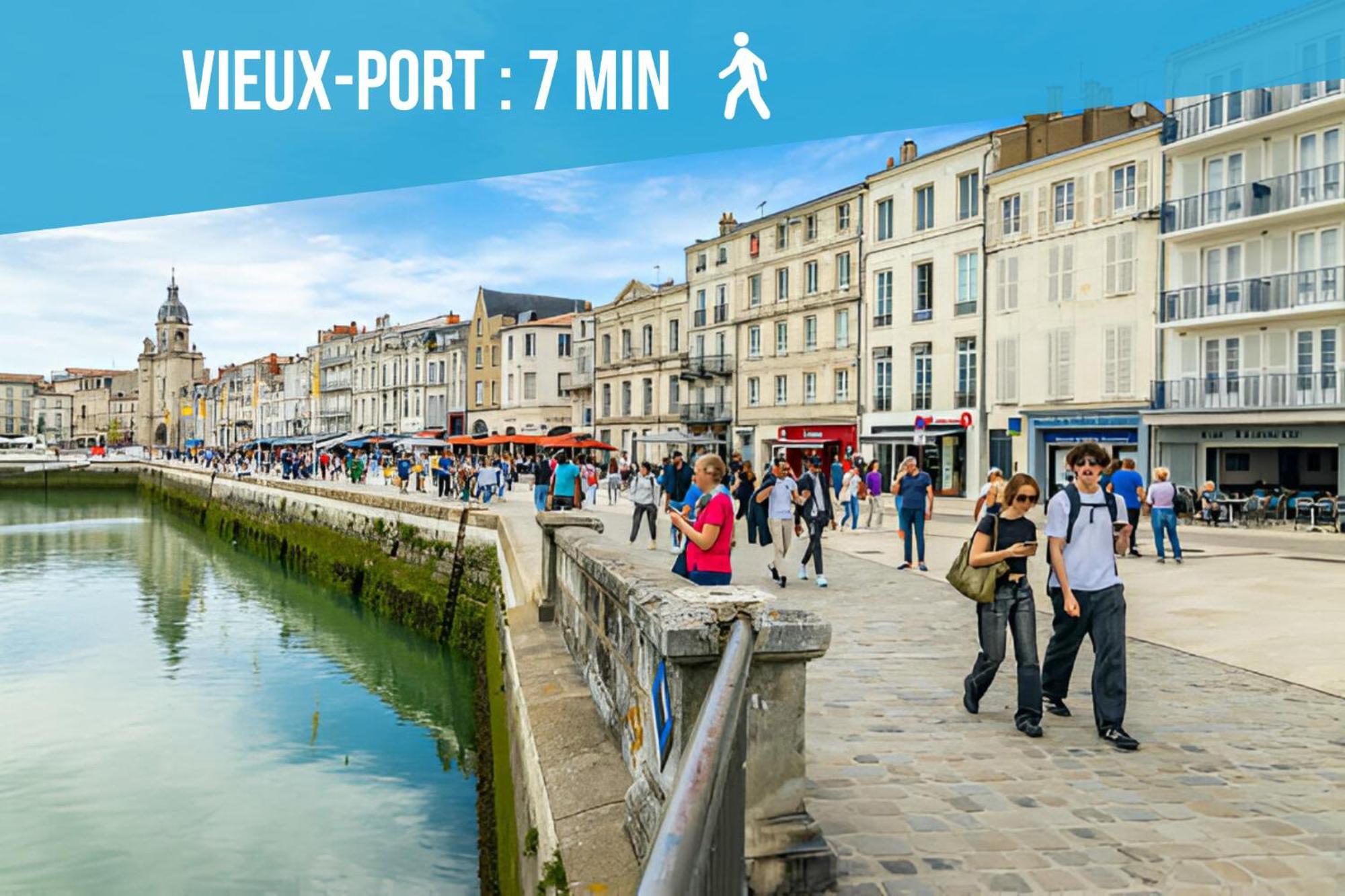 Repaire Central - Chic & Moderne - Wifi Gratuit - Parfaitement Equipe - Centre-Ville Historique La Rochelle  Exterior foto